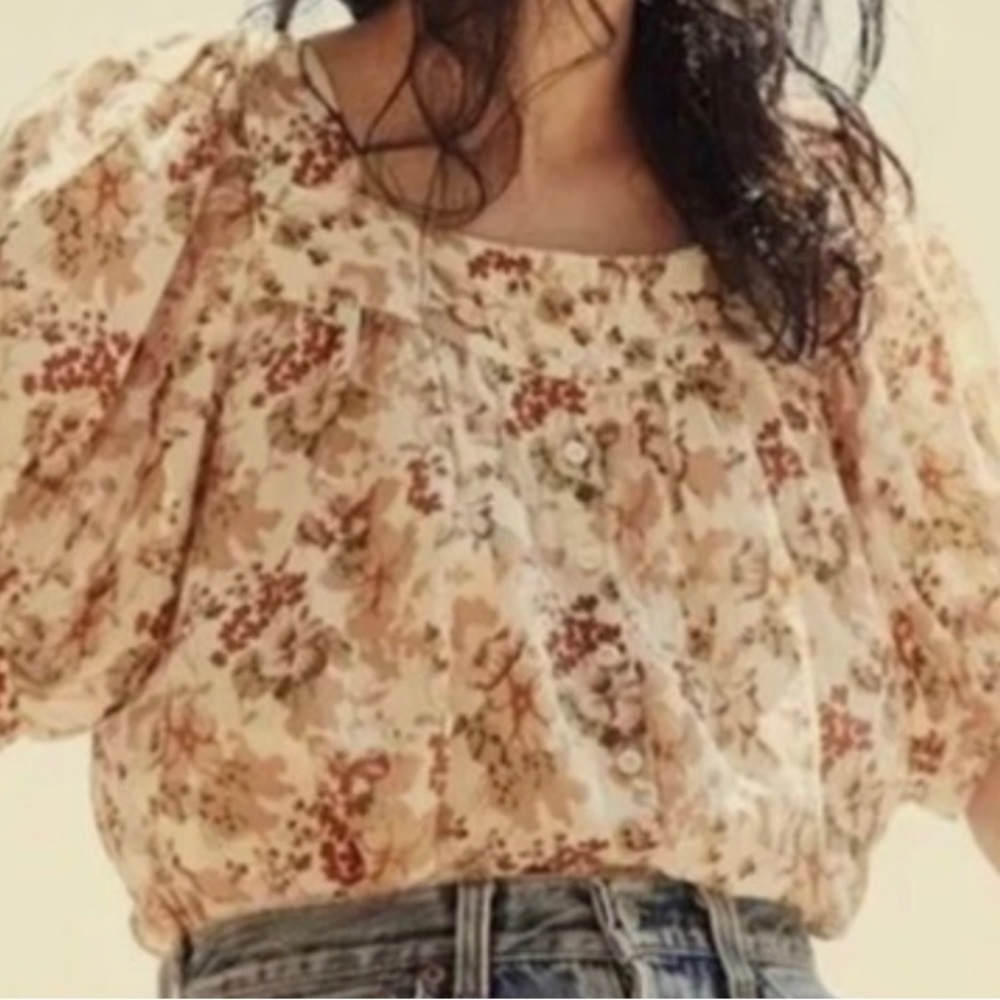 Doen Bay Top in Canyon Floral size M